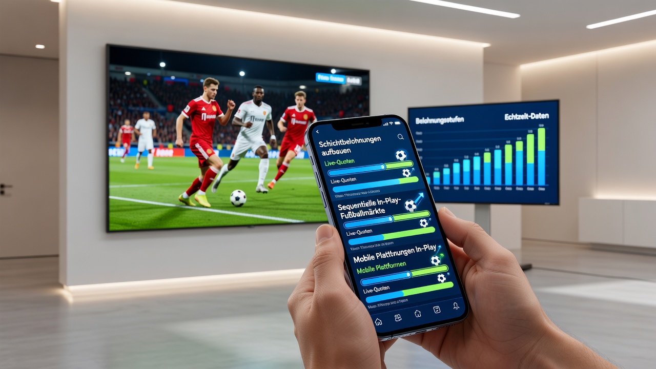 Visualisierung von Belohnungsschichten und sequenziellen In-Play-Wetten in mobilen Fußball-Apps