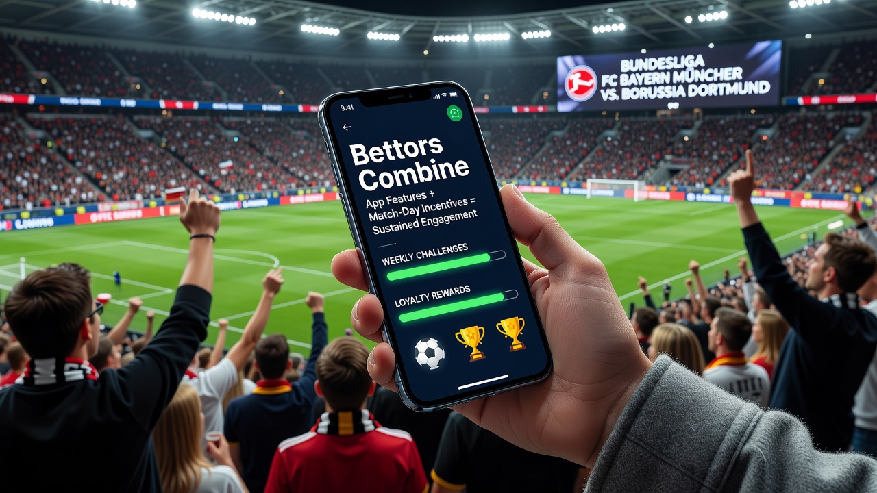 Deutsche Wett-Apps mit integrierten Match-Day-Incentives und Benachrichtigungsfunktionen für Fußballfans