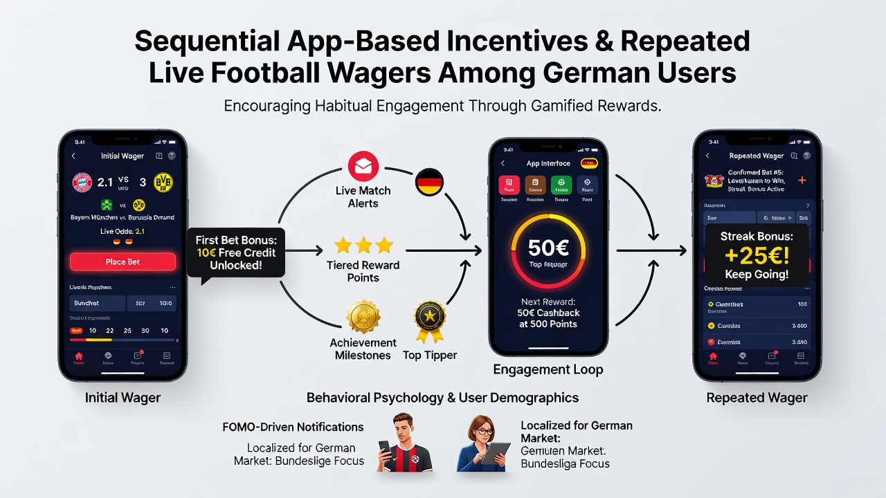 Visualisierung von Nutzeraktivitäten in sequenziellen Anreizsystemen während Live-Fußballwetten