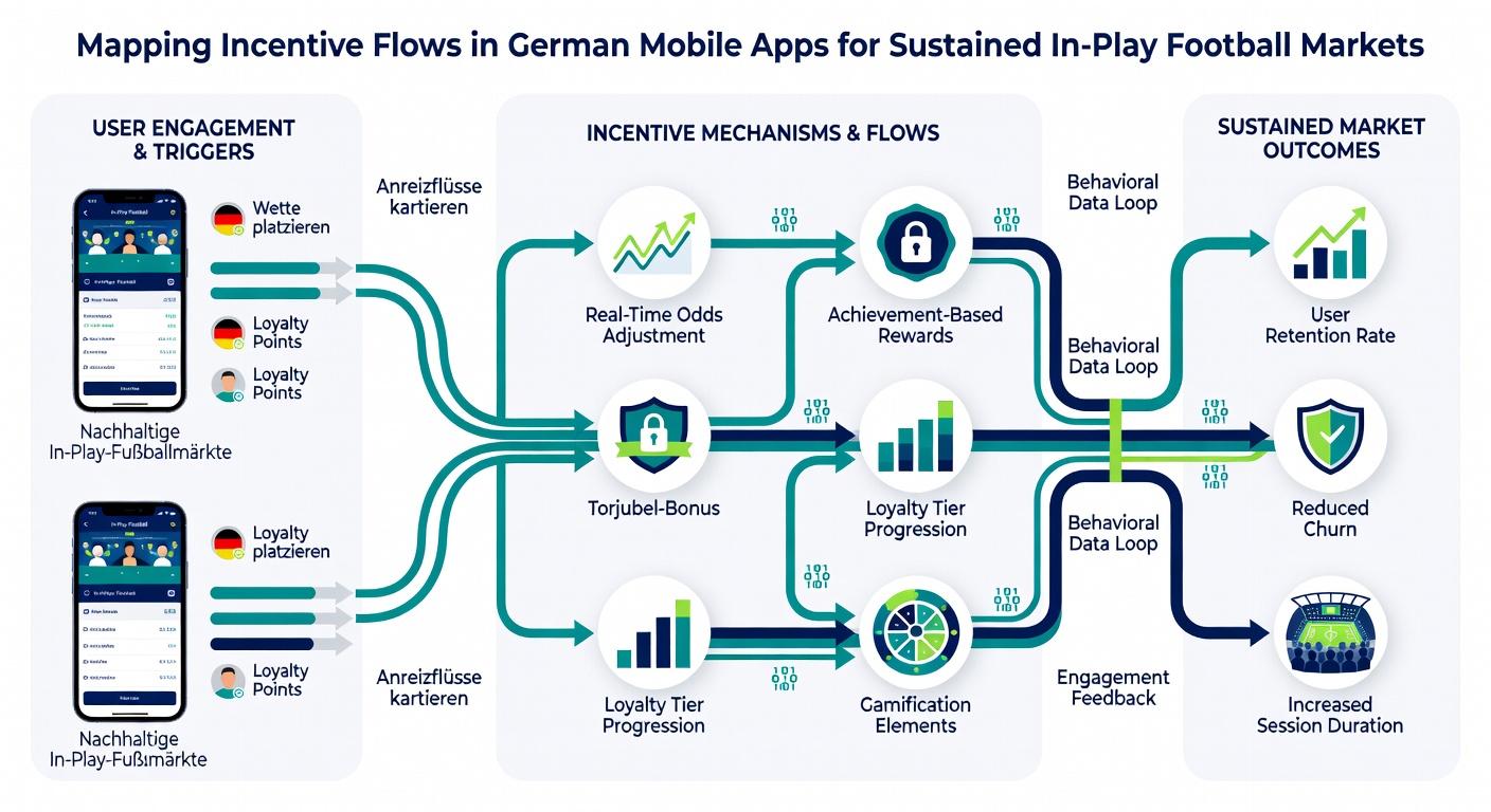 Visualisierung von Anreizschichten und Datenflüssen in mobilen Wettplattformen