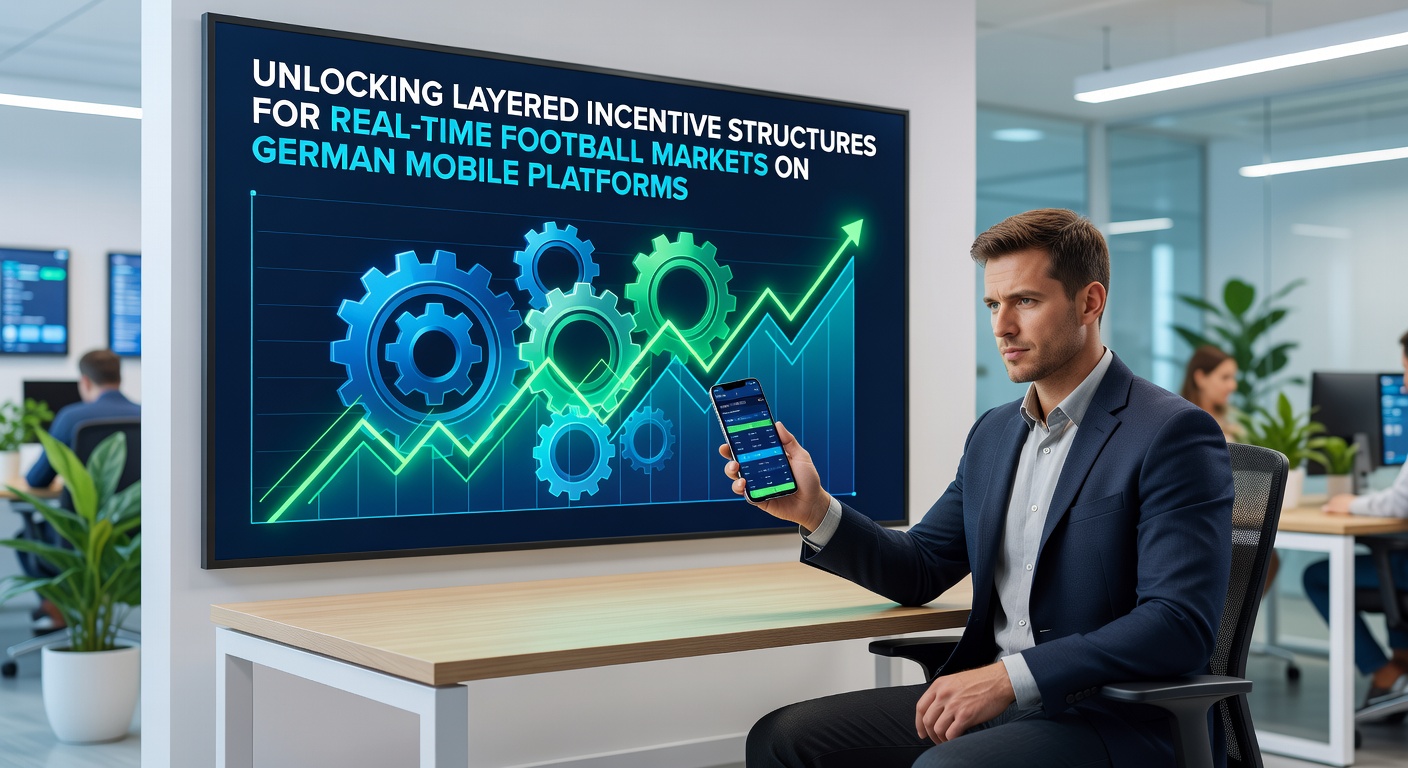Mobile App-Oberfläche mit Live-Fußball-Incentives und Echtzeit-Daten